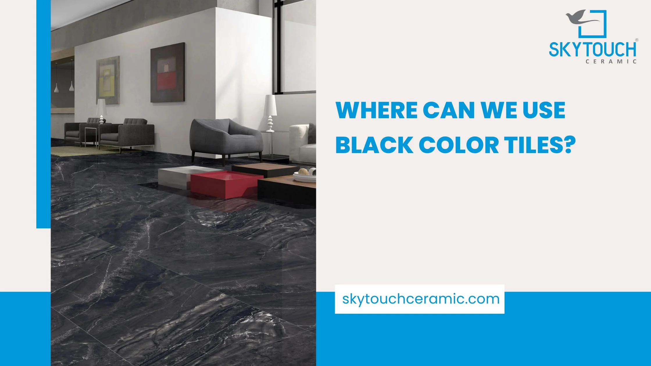 Where Can We Use Black Color Tiles?